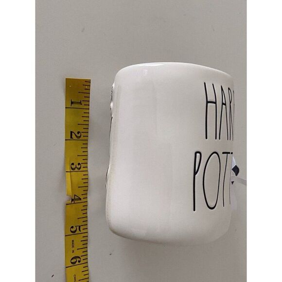 Rae Dunn X Harry Potter The Boy Who Lived Ceramic Mug Hedwig Patronus Wand NEW - Picture 11 of 12